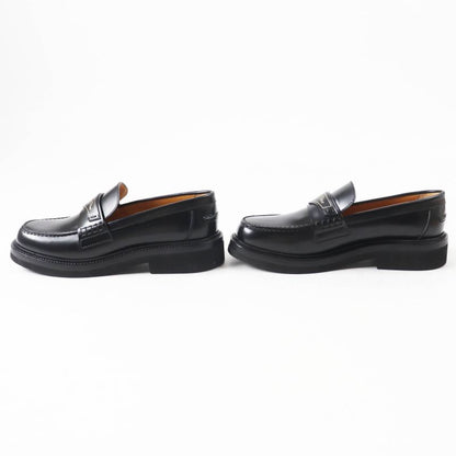 Christian DIOR BOY Leather Loafers Black 35 Women
