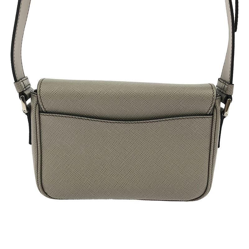 Prada Triangle Logo Saffiano Leather Shoulder Bag - Men's