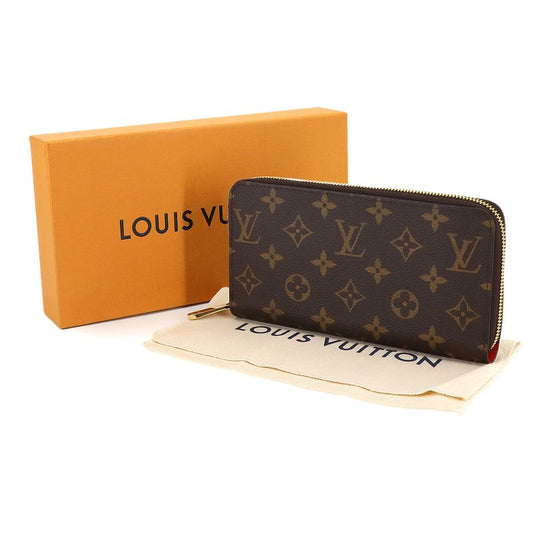 Louis Vuitton Monogram Zippy Wallet Round Zipper Long Wallet Coquelicot M41896