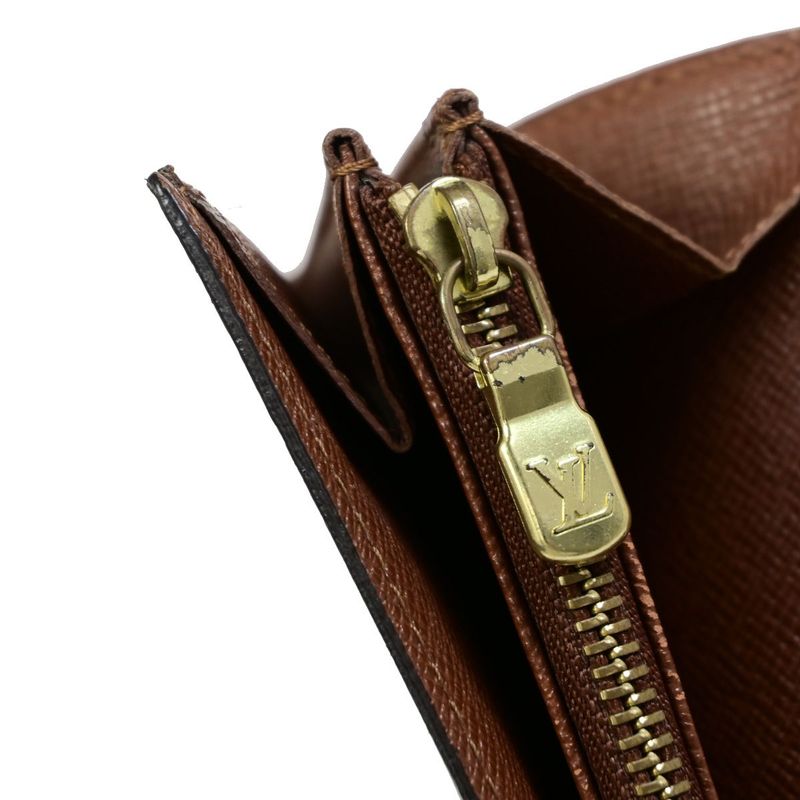 Louis Vuitton Long Wallet Monogram Porte Monet Cles Di 61ec360