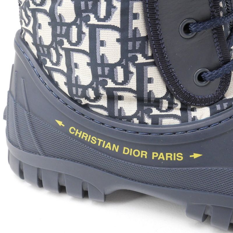 Christian DIOR D-venture Boots Size 36 1 2D Oblique Short Boots Snow Boots