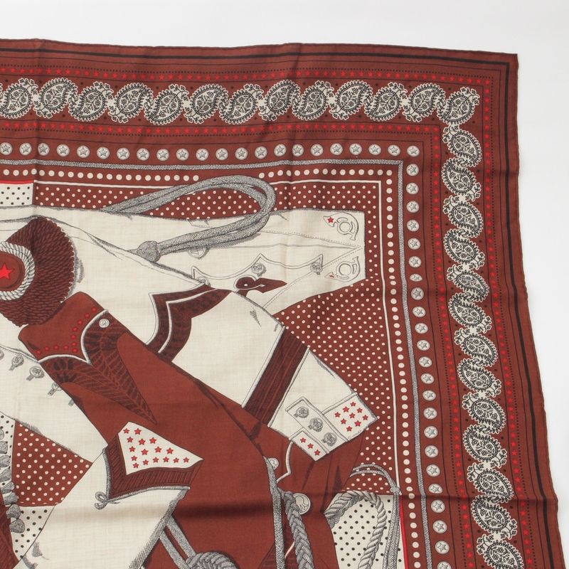 Hermes Carre Geant 140 Zouaves Et Dragons Zouaves And Dragons Cashmere And Silk