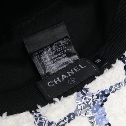 Chanel Bucket Hat Coco Mark Hat Cotton Polyamide Polyester Ladies