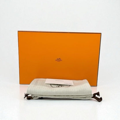 Hermes Paris Loafer Leather Shoes Suede Beige Unused Hhardware Moccasin Flat