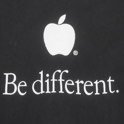 Balenciaga 22AW 712398 Be Different 100% Cotton Unisex Oversized Damaged Crew