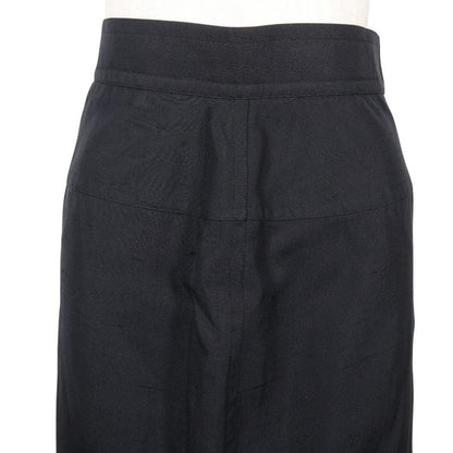 Chanel Cotton Black Women's Skirt