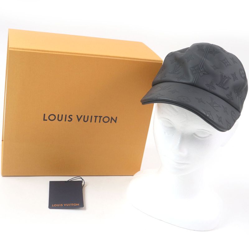 Louis Vuitton 2023 M76581 Cap Monogram Shadow Hat Baseball Cap