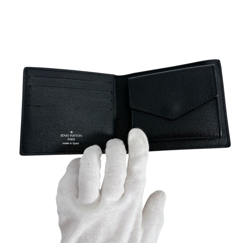 Louis Vuitton N62664 Damier Graphite Wallet Portefeuille Marco Fold Wallet
