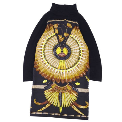 Hermes Dress High Neck Knit Silk Switch Total