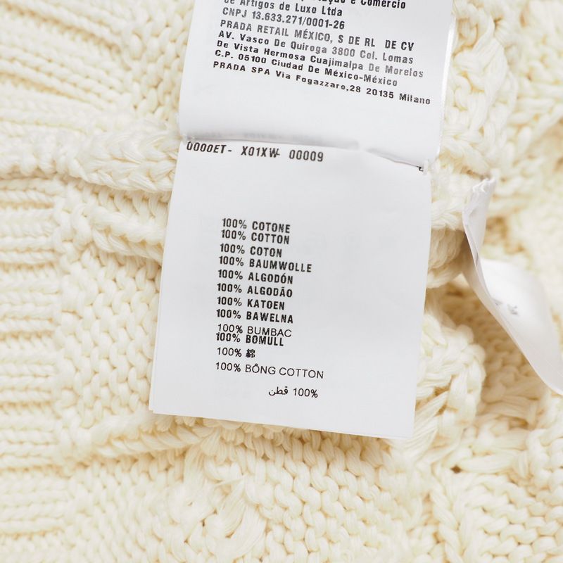 Prada Vest Size 36 Cable Knit V-neck Tilden Knit Vest Made In Italy 20241230