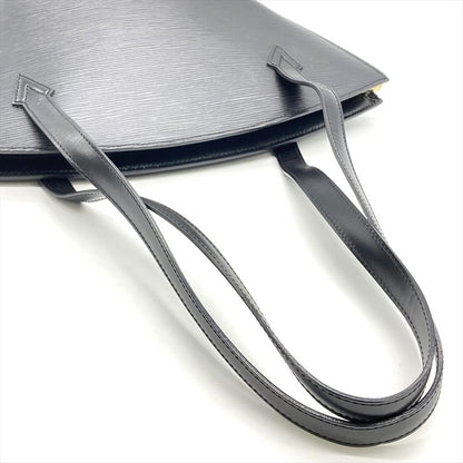 Louis Vuitton Saint Jacques Noir Black Tote Bag Epi M52262 Black Gold Hardware