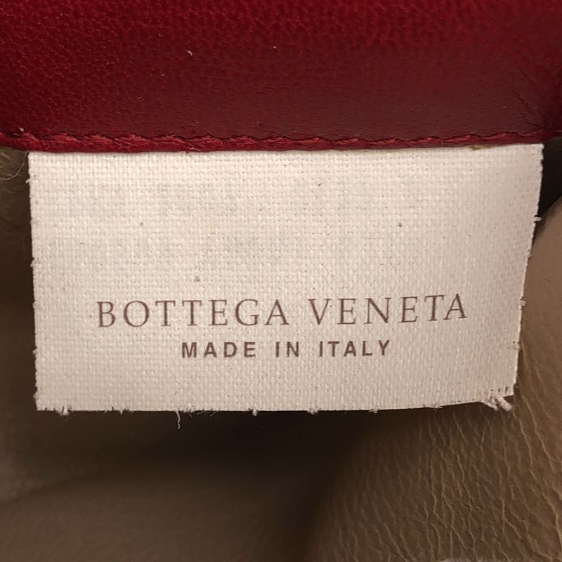 Bottega Veneta Intrecciato Leather Wallet Long Unisex Bordeaux Men's