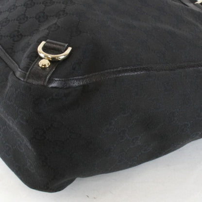 Gucci 130733 1956 Tote Bag GG Canvas Black