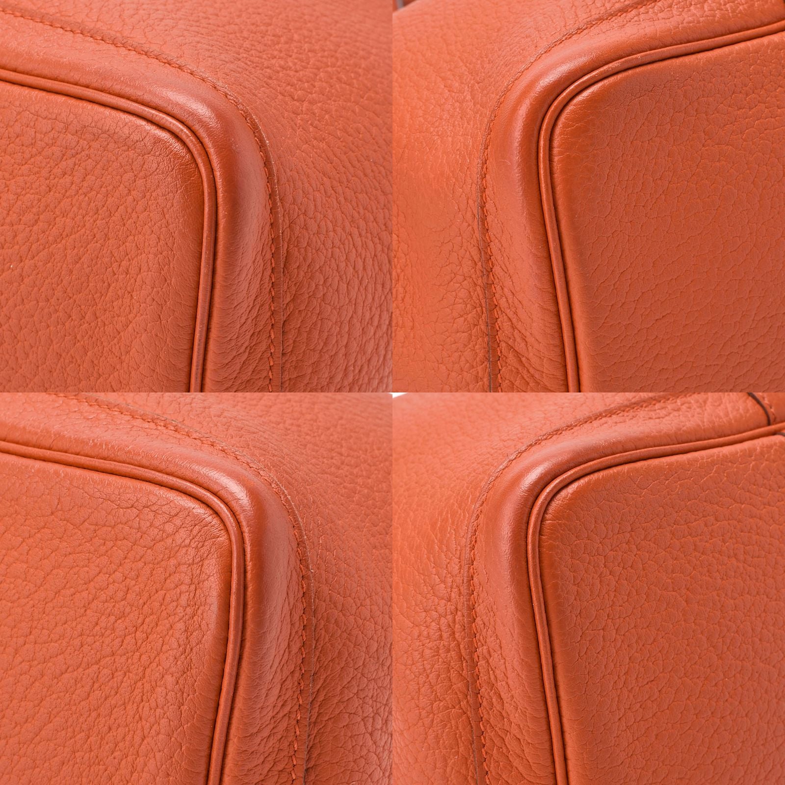 Hermes Garden Party PM Handbag Negonda Capucines Capucine Silver Hardware