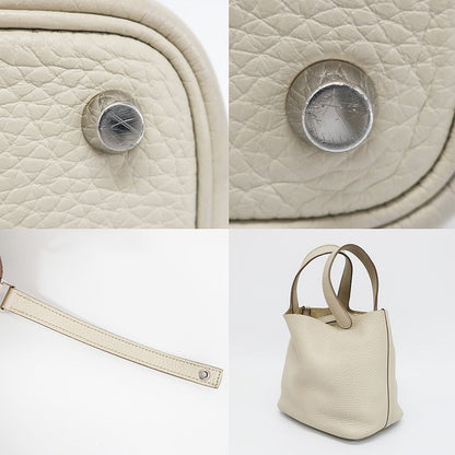 Hermes Picotin Lock PM Handbag Cles Silver-hardware U Stamped Around