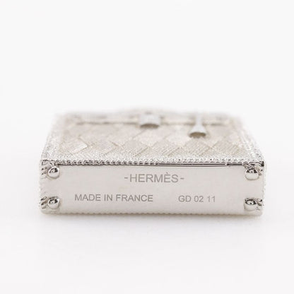 Hermes Curiosité Kelly Metal Silver Ladies 29.2g Pendant Top