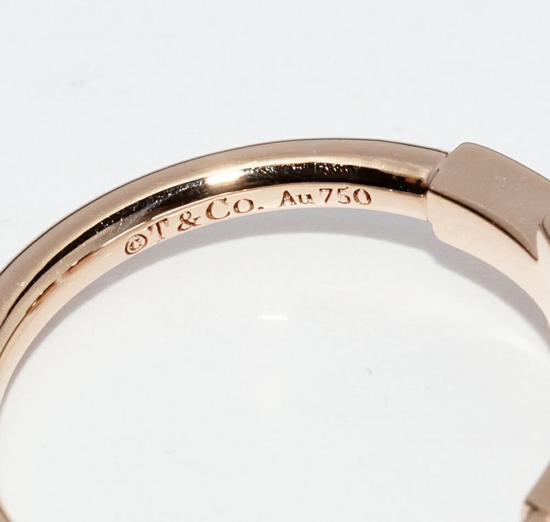 Tiffany & Co Rings 18K Pink Gold T-wire Ring