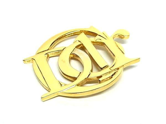 Christian Dior Christian Dior Pin Brooch Pin Badge Accessories Gold Type