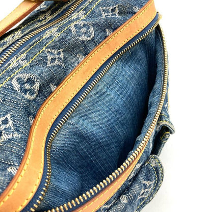 Louis Vuitton Baggy PM Shoulder Bag Monogram Denim M95049 Blue Fl0016