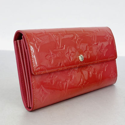 Louis Vuitton Long Wallet Vernis Pochette Porte Monet Cles Di M9140f Raspberry