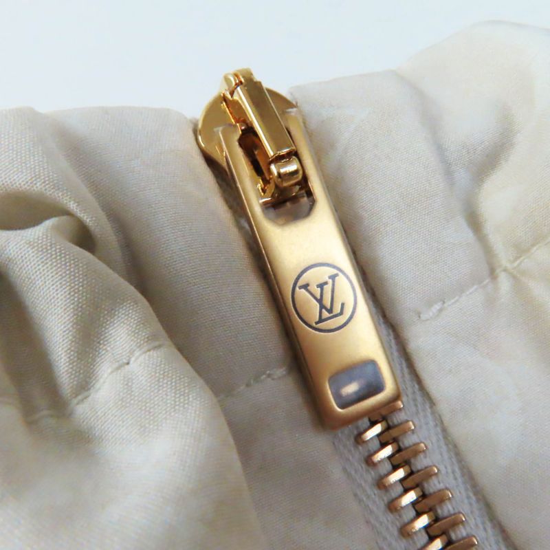 Louis Vuitton 2024 1afci6 Drawstring Scuba Dress Silk Nylon Monogram Pattern