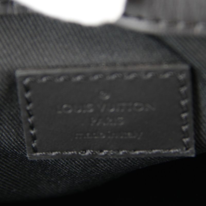 Louis Vuitton Sac Pla 24H M21865 Tote Bag Taurillon Monogram Black Luxury