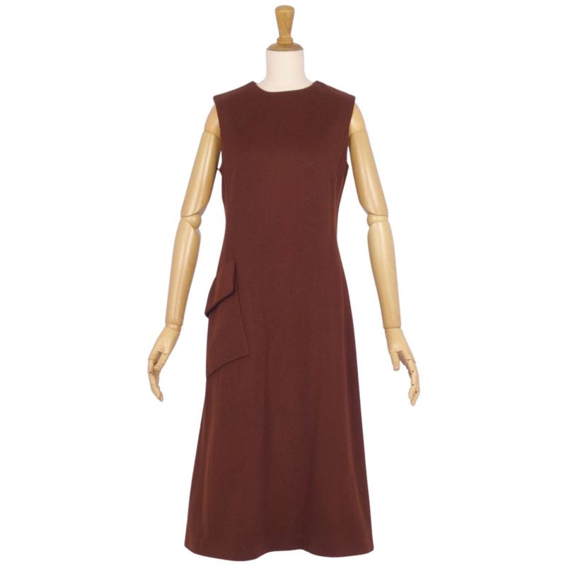 Vintage Hermes Dress Sleeveless Cashmere