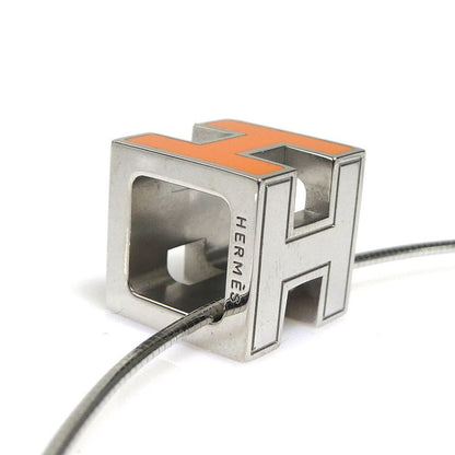 Hermes Necklace H Cube Caged Ash