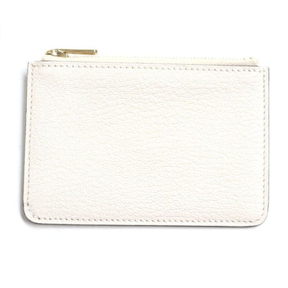 Hermes Lulu Slim Chevre Mizor Leather Compact Wallet/wallet Nata Gold Hardware