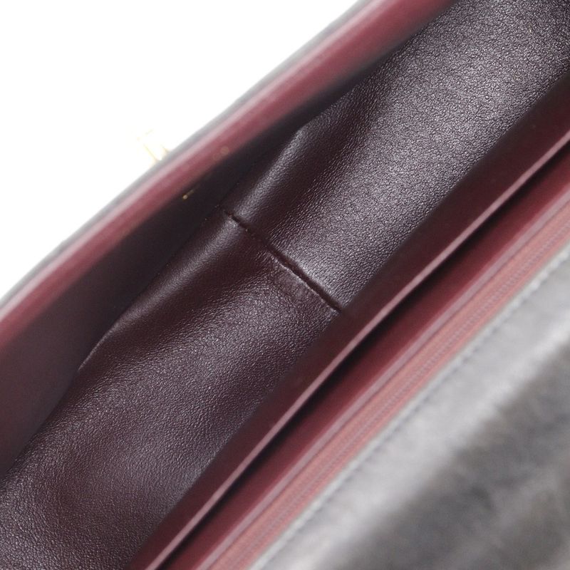 Chanel Chain Shoulder Deka Matelasse 30 Double Chain A04412 Lambskin Black