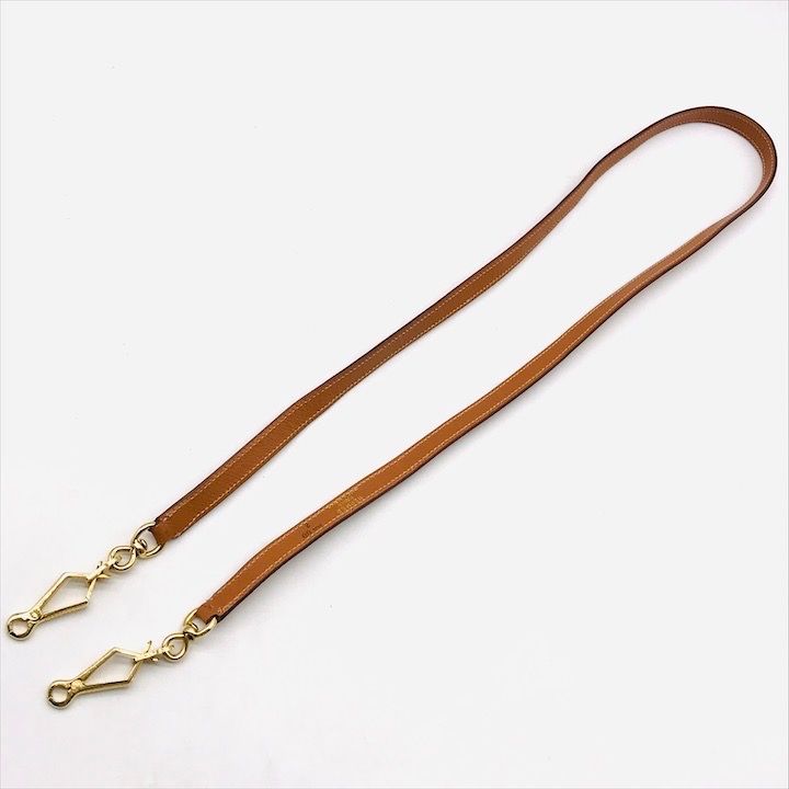 Hermes Kelly Bolide Shoulder Strap Brown Gold