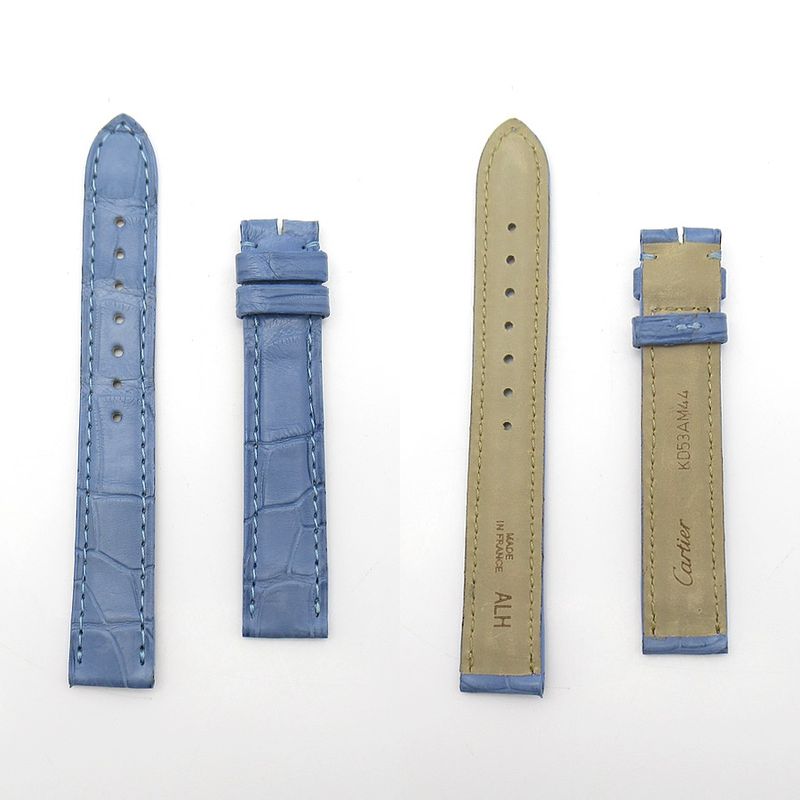 Cartier Leather Belt 15mm (0.59in)-14mm (0.55in) Croco Ladies