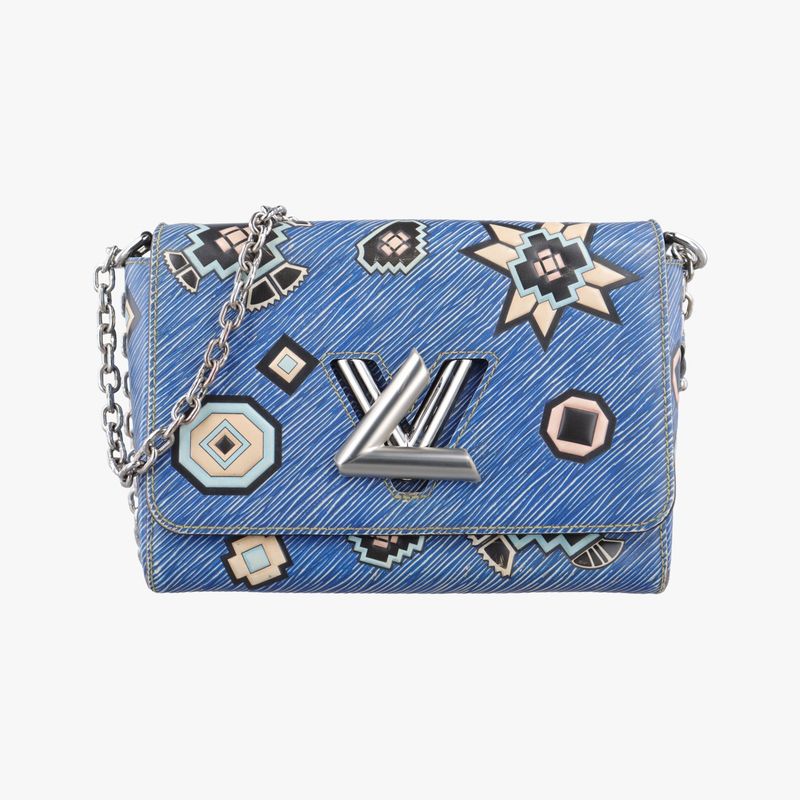 Louis Vuitton Twist MM Blue X Multicolor Epi M54865fl3185