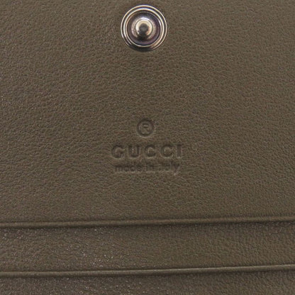 Gucci Blondi 760317 Leather Brown Fold Wallet Brown 1388 Gucci
