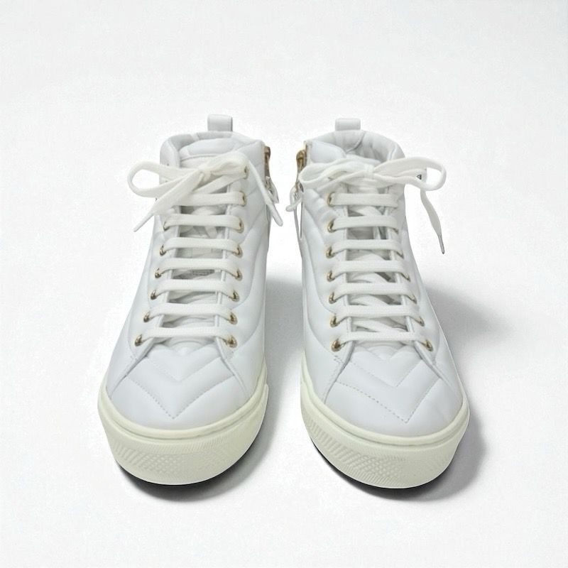 Louis Vuitton Stellar Line Sneakers Shoes Leather White Multicolor Unused Logo