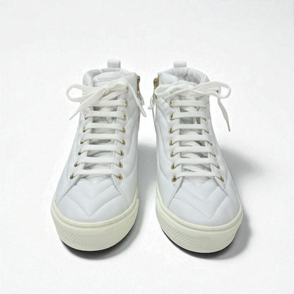 Louis Vuitton Stellar Line Sneakers Shoes Leather White Multicolor Unused Logo