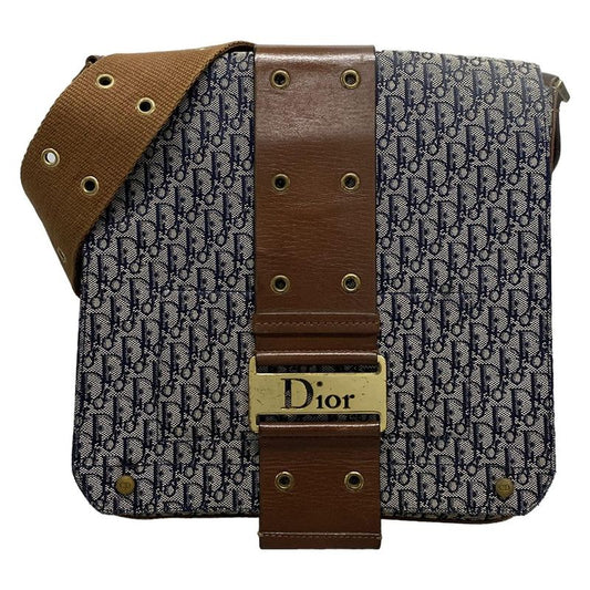 Dior/christian Dior Shoulder Bag Street Chictrotter Navy And Ivory And Dark