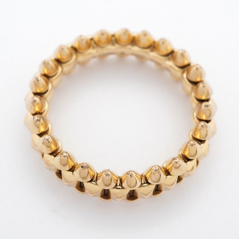 Cartier Ring Crush 18K Pink Gold Pink Gold #56 Men Women Unisex