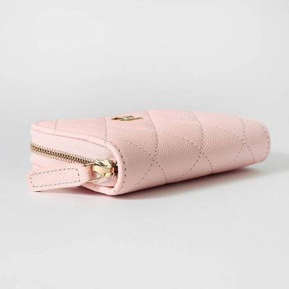 Chanel Coin Case Classic ZIP COIN Purse Pastel Pink