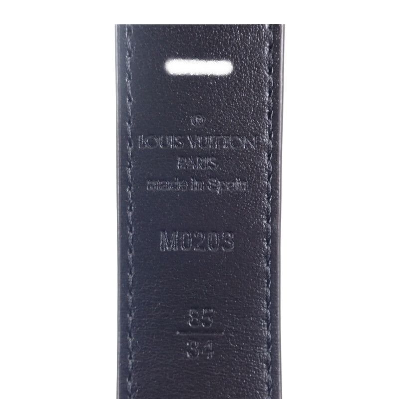 Louis Vuitton Dauphine 25mm (0.98in) Reversible 85 M0203v Monogram Belt Leather