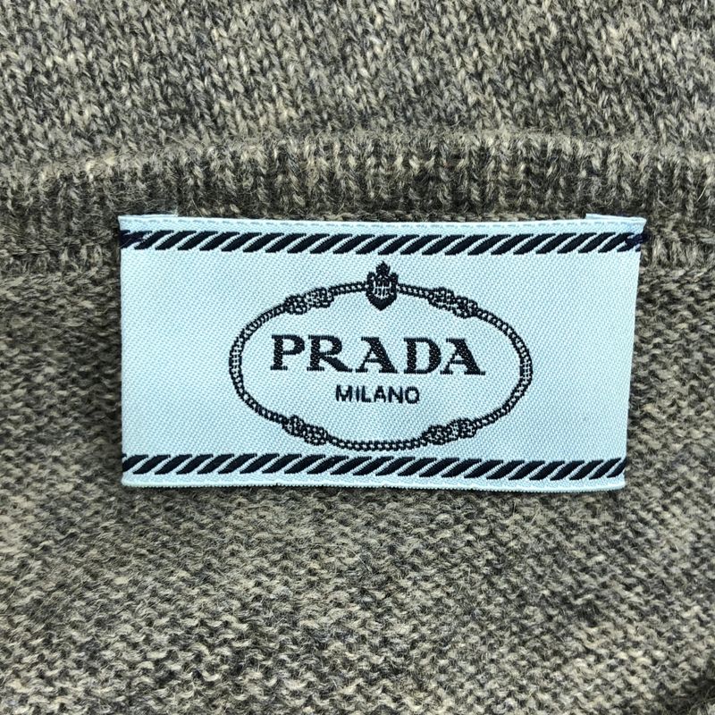 Prada - Cashmere Pullover Knit - 38 - Grey - Women's