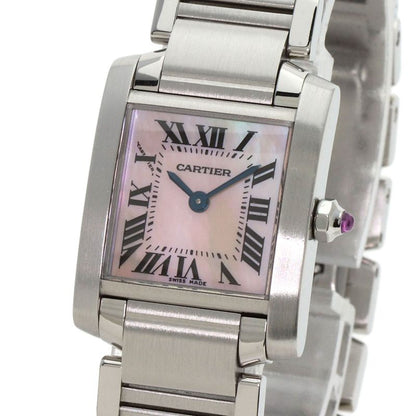 Cartier W51028q3 Tank Francaise SM Watch SS Ladies