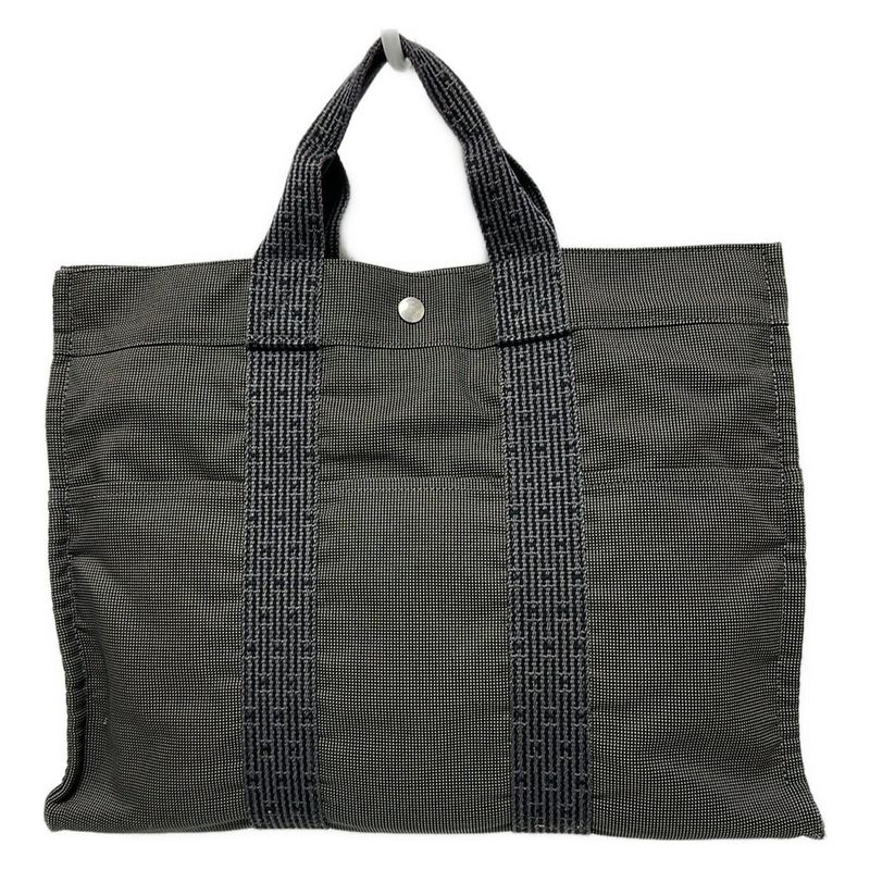 Hermes Tote Bag Her Line Tote MM Gray New Shape Hardware