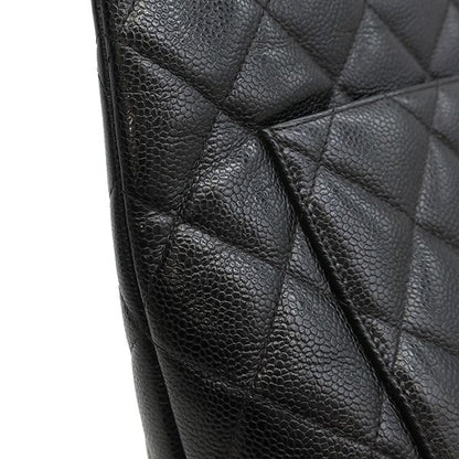 Chanel Tote Bag Revival Tote Caviar Skin Black Gunmetal Hardware Black Coco