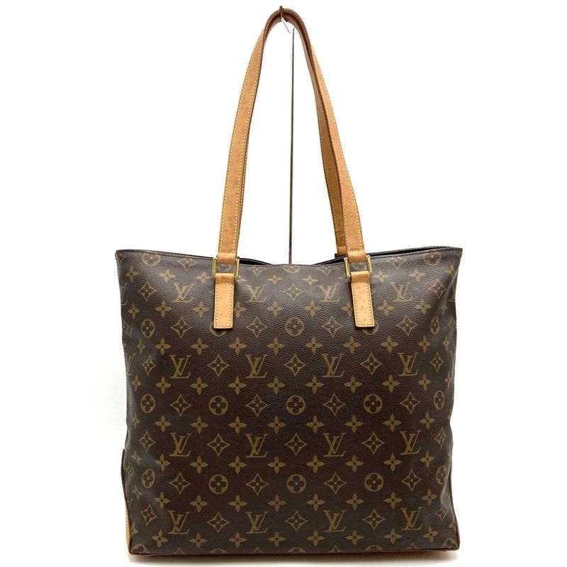 Louis Vuitton M51151 Cabas Mezzo Tote Bag Monogram Canvas Brown Ladies Men