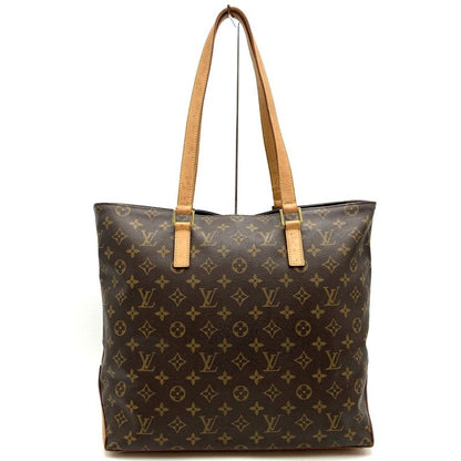 Louis Vuitton M51151 Cabas Mezzo Tote Bag Monogram Canvas Brown Ladies Men
