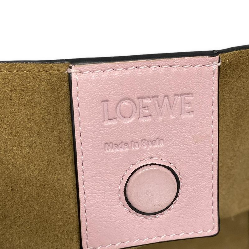 Loewe Tote Bag T Shopper Bag/repeat Light Pink Leather