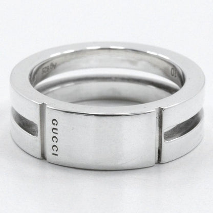 Gucci Logo Silver 925 9.5 Ladies 6.1g Ring