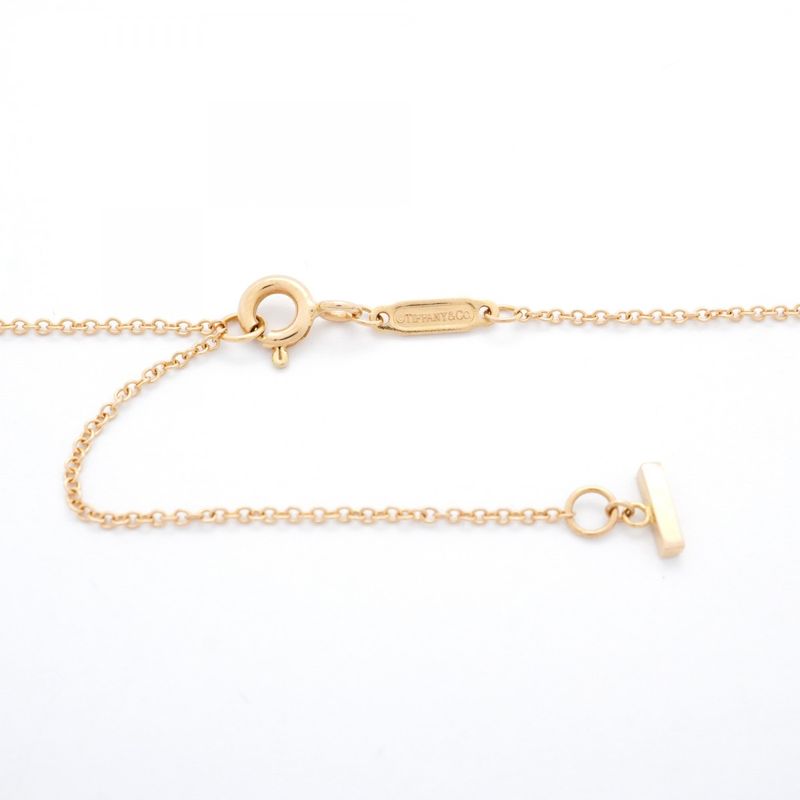 Tiffany & Co Necklace T-smile Small 18K Pink Gold Pink Gold Ladies