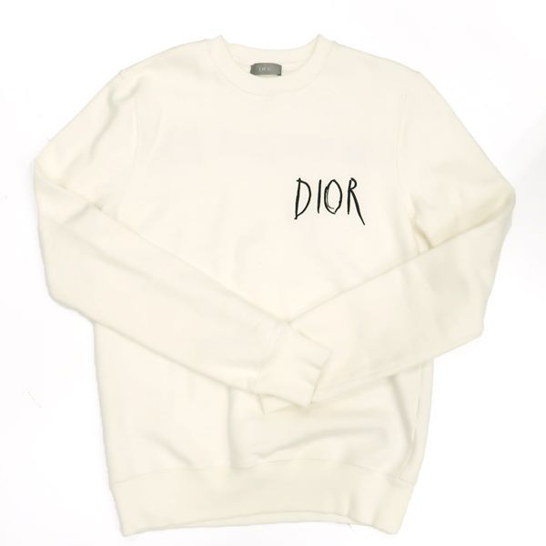 Christian Dior × Raymond Pettibon Sweatshirt XXS White Crew Neck Christian Dior